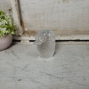 Vintage Hadeland "The Forgetful Troll" Cut Crystal Paperweight Figurine, Norway